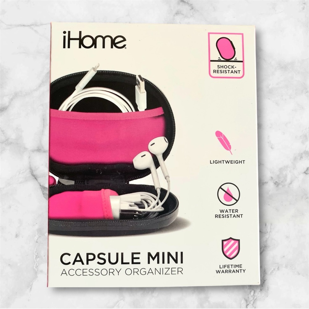 iHome Capsule Mini Accessory Organizer, a hard-shell case accessories.